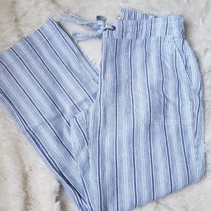Cute blue and white strip pants